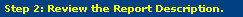 Step 2: Review the report description.